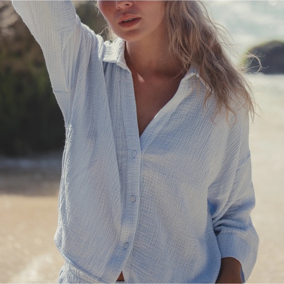 Echo Mini Shirt - Baby Blue - *NWT* - One Size - Picture 3 of 11